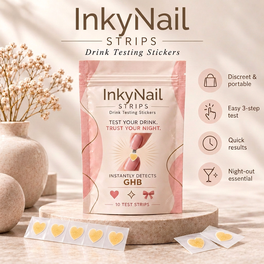 Inky Nail Drink Testing Sticker