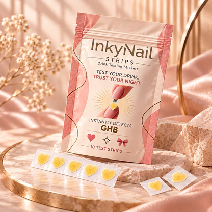 Inky Nail Drink Testing Sticker